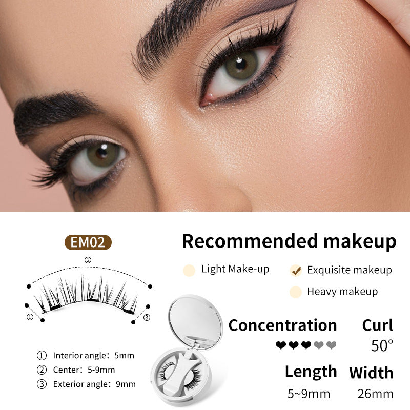 Magnetic False Eyelashes Set with Applicator My Store