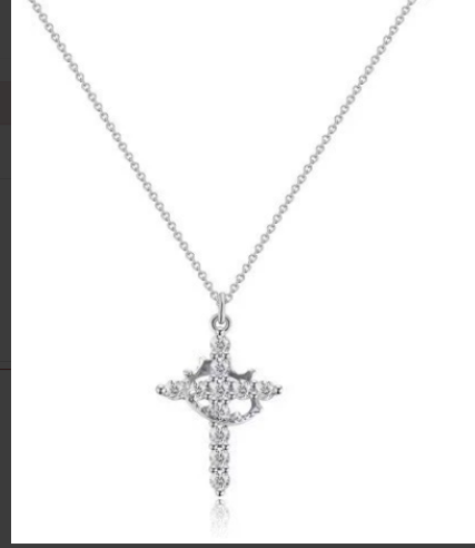 Crown Cross Necklace My Store