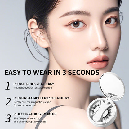 Magnetic False Eyelashes Set with Applicator My Store