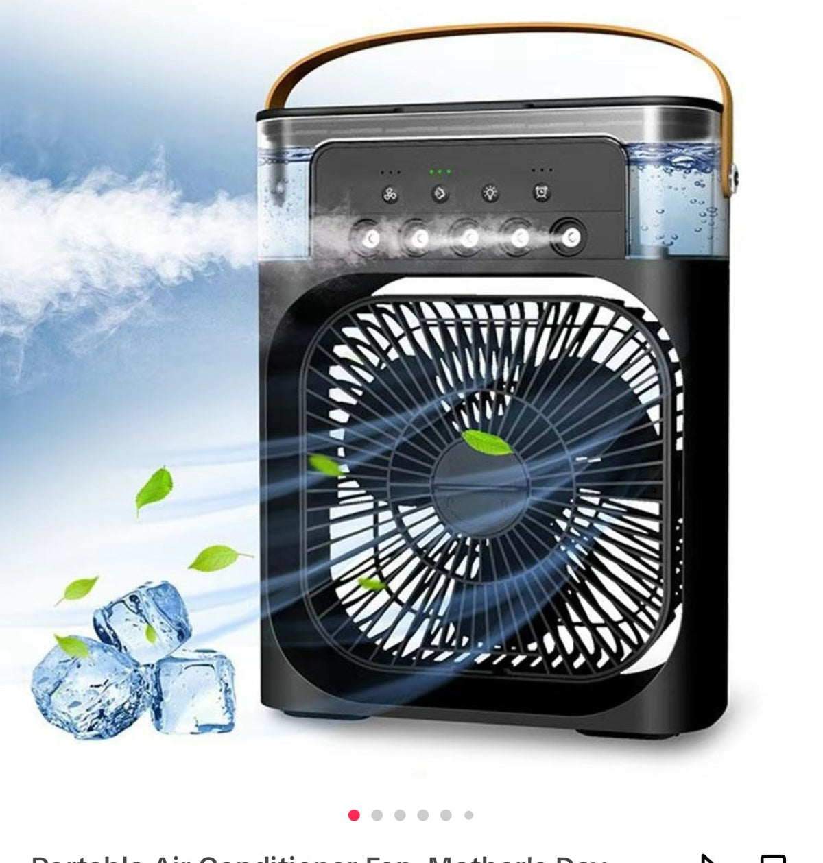 Portable 3-in-1 Air Cooler Fan – Mini AC for Room, Office &amp; Car | Fast Cooling + Humidifier | Ships from USA 🇺🇸 | TikTok &amp; Amazon Hot Seller! My Store