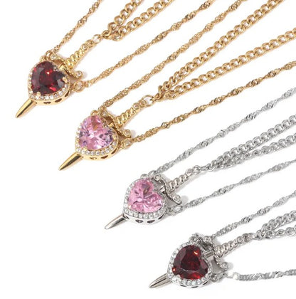 Love Dagger Necklace My Store