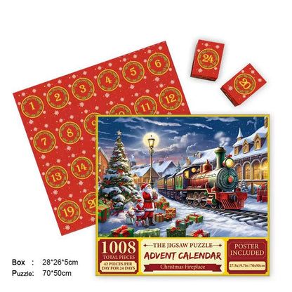 Merry Jigsaw Advent Calendar Puzzle My Store