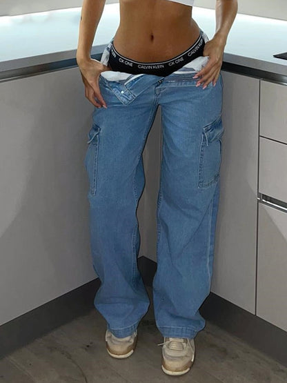 High Waist Cargo Pants Stylish My Store