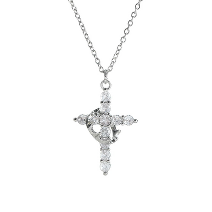 Crown Cross Necklace My Store