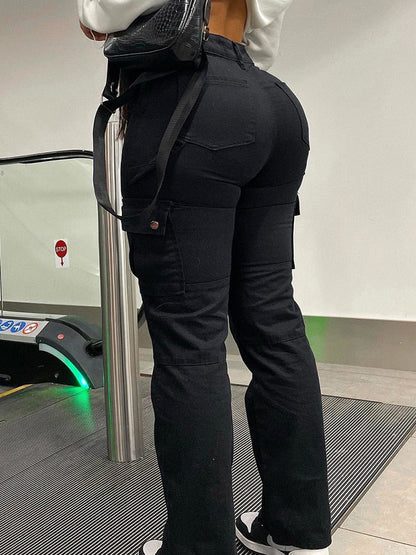 High Waist Cargo Pants Stylish My Store