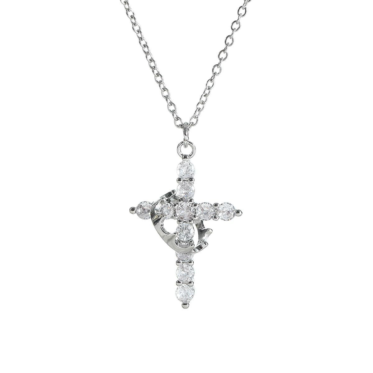 Crown Cross Necklace My Store
